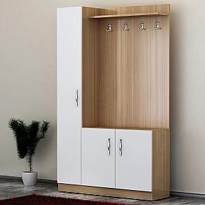 Antreu Trendy Naturel Alb/Teak (Maro)