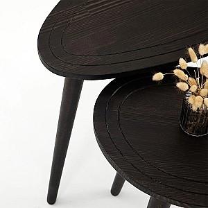 Masuta de cafea, reviste Trendy Dulce Antracit (Gri)