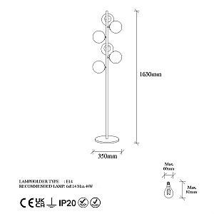 Lampadar Trendy Fazli 10510