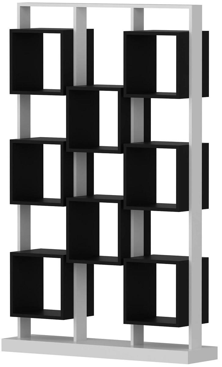 Etajera Trendy Edge Alb/Negru