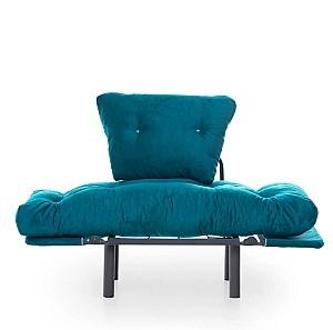 Fotoliu Trendy Nitta Single Verde Petrol