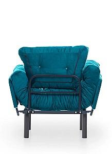 Fotoliu Trendy Nitta Single Verde Petrol