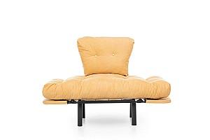 Fotoliu Trendy Nitta Single Mustar (Galben)