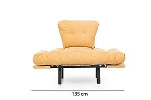 Fotoliu Trendy Nitta Single Mustar (Galben)