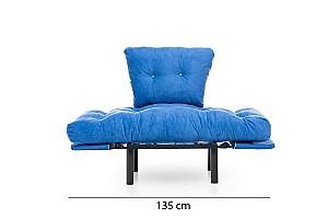Fotoliu Trendy Nitta Single Albastru