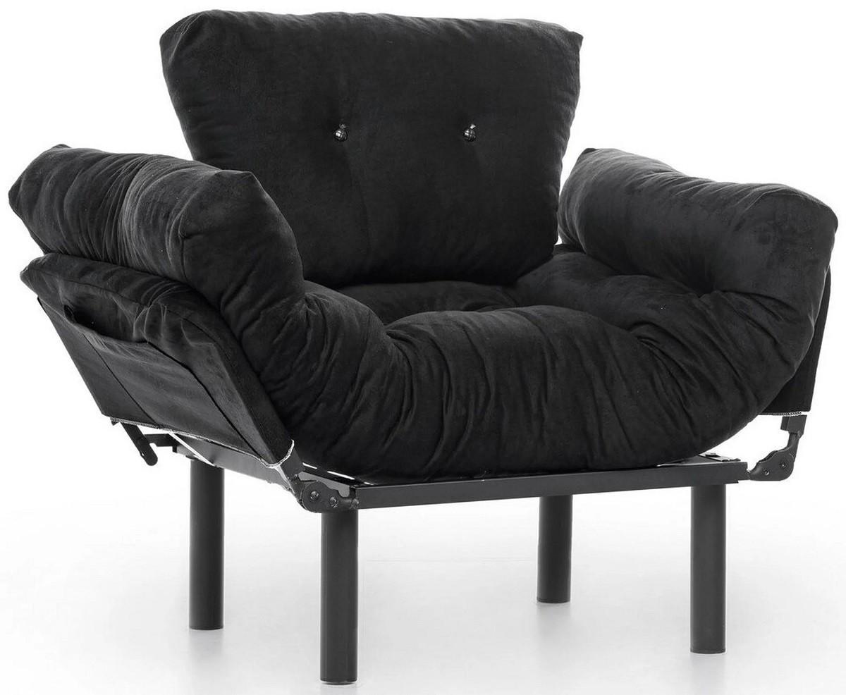Fotoliu Trendy Nitta Single Negru