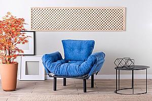 Fotoliu Trendy Nitta Single Albastru
