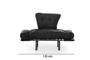 Fotoliu Trendy Nitta Single Negru