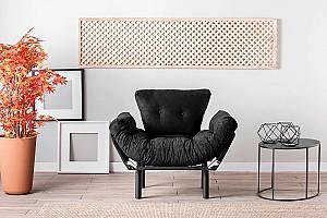 Fotoliu Trendy Nitta Single Negru