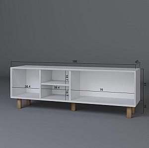 Tumba pentru televizor Trendy Bohemian 1600-144 Alb