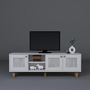 Tumba pentru televizor Trendy Bohemian 1600-144 Alb