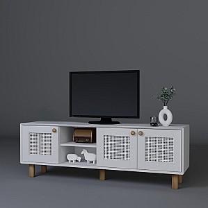 Tumba pentru televizor Trendy Bohemian 1600-144 Alb