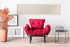 Fotoliu Trendy Nitta Single Maroon (Rosu)