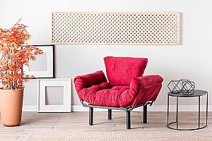 Fotoliu Trendy Nitta Single Maroon (Rosu)