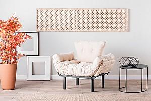 Fotoliu Trendy Nitta Single Crem (Bej)