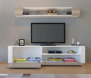 Tumba pentru televizor Trendy Arya Alb/Cordoba
