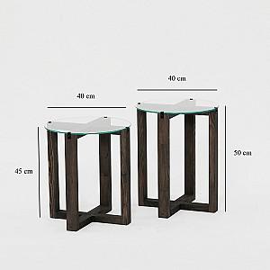 Masuta de cafea, reviste Trendy Amalfi Antracit (Gri)