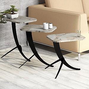 Masuta de cafea, reviste Trendy Pion Marmura Alba