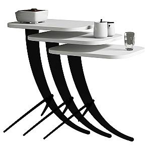 Masuta de cafea, reviste Trendy Pion Alb