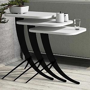 Masuta de cafea, reviste Trendy Pion Alb