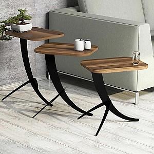 Masuta de cafea, reviste Trendy Pion Nuc (Maro)