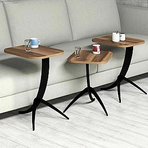 Masuta de cafea, reviste Trendy Pion Nuc (Maro)