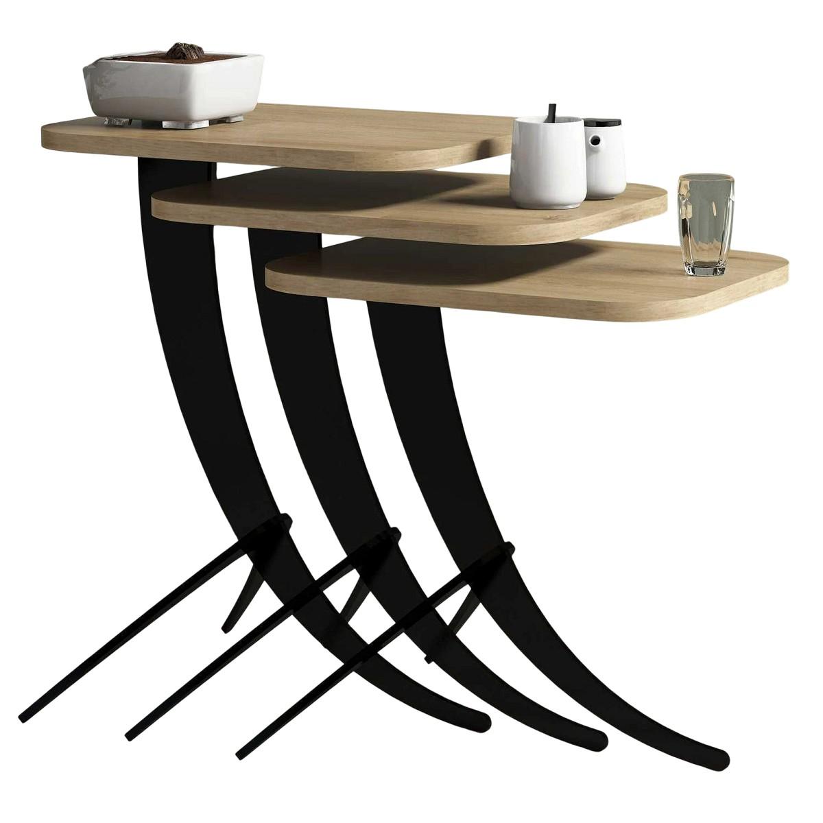 Masuta de cafea, reviste Trendy Pion Stejar (Bej)