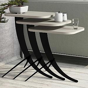Masuta de cafea, reviste Trendy Pion Crem (Bej)