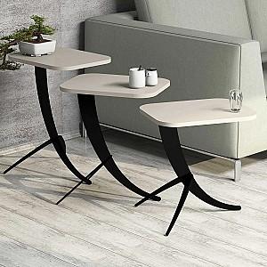 Masuta de cafea, reviste Trendy Pion Crem (Bej)