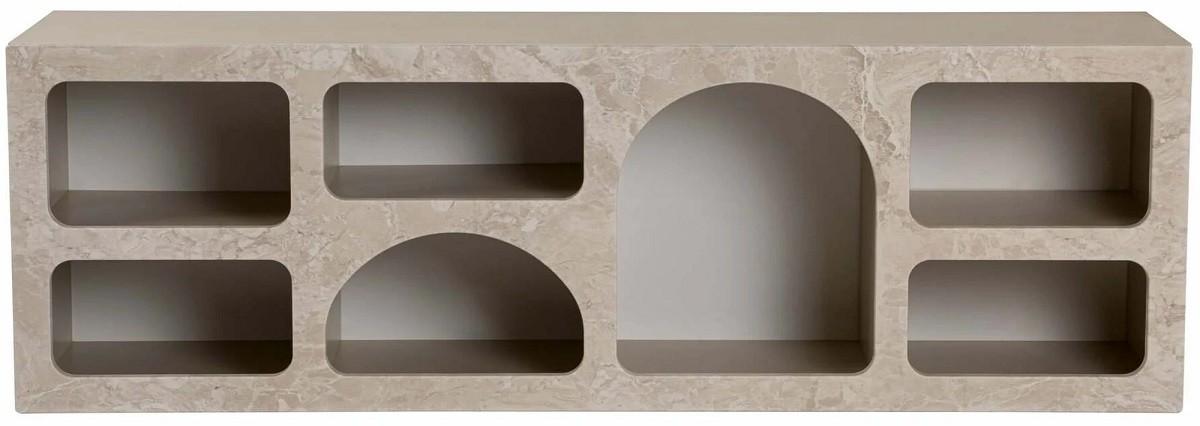 Masa consola Trendy Ferlis Travertine (Maro)