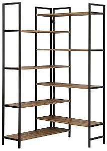 Etajera Trendy Edra Rafix Pinul Atlantic (Maro)/Negru