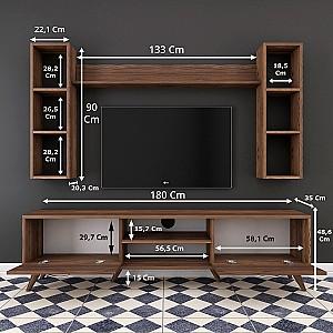 Tumba pentru televizor Trendy M5 240 Nuc (Maro)