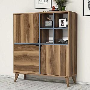 Comoda Trendy Puls Nuc (Maro)/Albastru