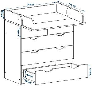 Comoda copii Pehotin K-3+3 Stejar Sonoma