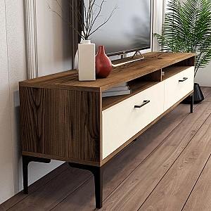 Tumba pentru televizor Trendy Istanbul Nuc (Maro)/Crem (Bej)