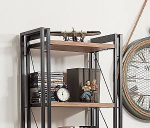 Etajera Trendy Cosmo Penta Pin Atlantic (Maro)/Negru
