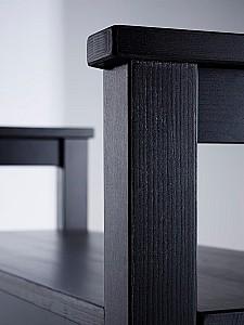 Raft pentru incaltaminte IKEA Hemnes 85x32 Negru-maro