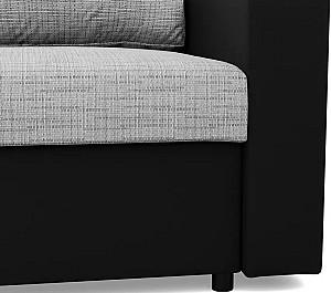 Canapea coltar Magnifico Meble Luna LL Lawa 9/Real 11 Left Gri deschis/Negru