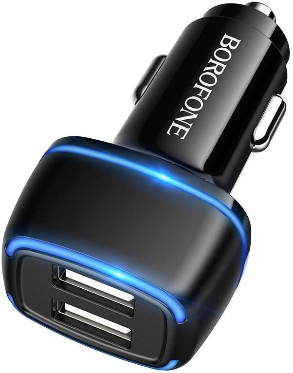 Incarcator auto Borofone BZ14 Max Black