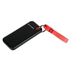 SSD extern Verbatim Pocket 512GB Black/Red