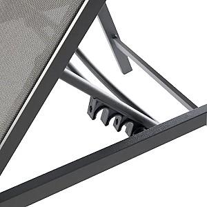 Sezlong GoodHome Batz Steel Gray