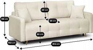 Canapea Mebel Elite Seul Quelle 02 Bej