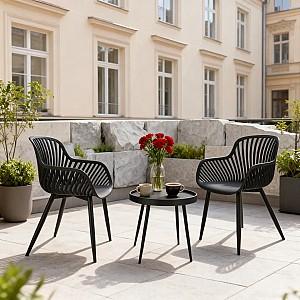 Set mobila de gradina Jumi OM-614345 Negru