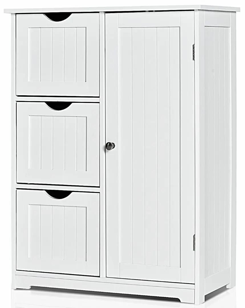 Comoda Costway HW66236WH Alb