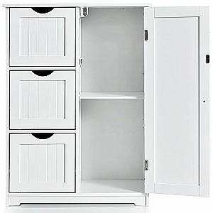 Comoda Costway HW66236WH Alb