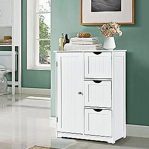 Comoda Costway HW66236WH Alb