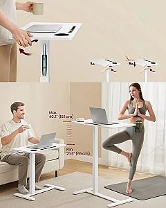 Masuta laptop Vasagle ULSD601W01 White