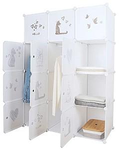 Dulap pentru copii Mobhaus Kitaro Alb