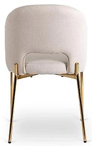 Scaun Mebel Elite Bros Crem/Auriu