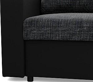 Canapea coltar Magnifico Meble Luna LL Lawa 17/Real 11 Right Gri inchis/Negru